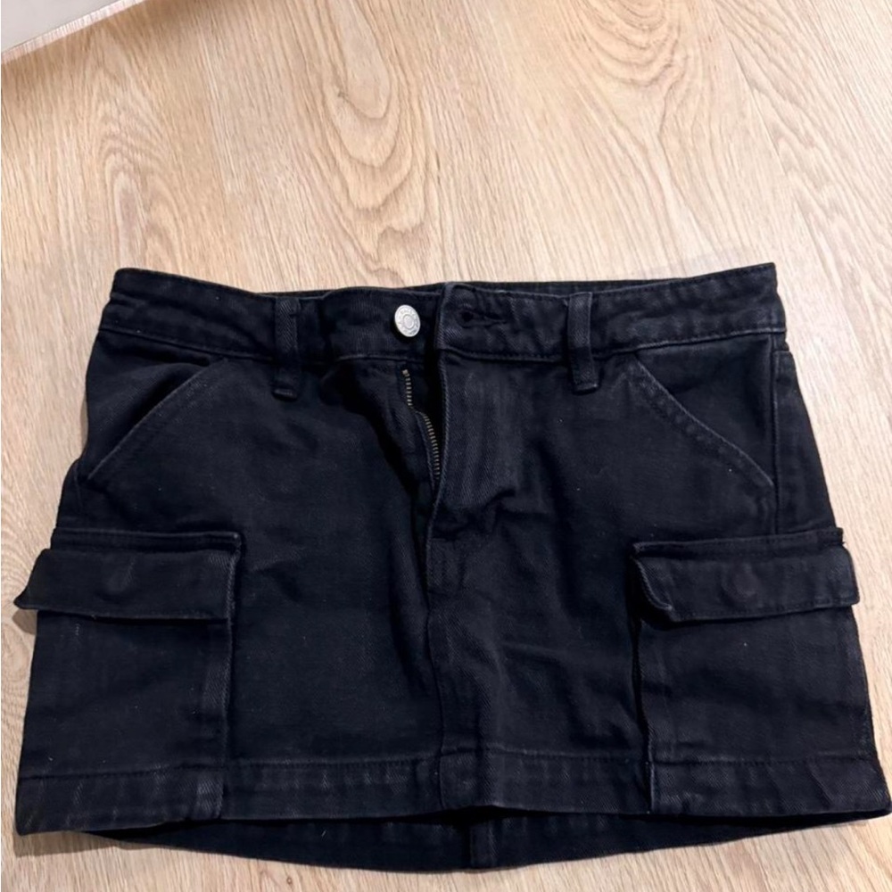 Brandy Melville Black Mini Skirt